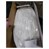 BPC Feather Comforter King Size, Filled with Feather and Down Fibers, All Season White Luxury Hotel Collection Bed Comforter, Ultra Soft Poly-Cotton Blend Fabric, 4 Corner Loop Tabs, 106x90