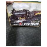 Hot Bee Train Set for Boys, Alloy Remote Control Train Sets with Steam Locomotive, Light Up Cars and Tracks, Electric Trains Set Toys for Toddler Kids, Christmas Toys Gifts for 3 4 5 6 7 8+ Year Old