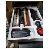 Hot Bee Train Set for Boys, Alloy Remote Control Train Sets with Steam Locomotive, Light Up Cars and Tracks, Electric Trains Set Toys for Toddler Kids, Christmas Toys Gifts for 3 4 5 6 7 8+ Year Old