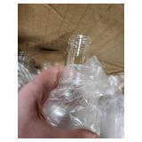Potchen 12 Set 25 oz Christmas Coquito Plastic Wine Bottles for Homemade 750ml Airtight Empty Clear Coquito Liquor Bottles with Labels Stickers and Lid for Home Brewing Xmas Gifts Party Supplies