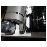 AMZCHEF Juicer Machines, 5.8 Extra Self-Feeding Cold Press Juicer for Whole Vegetable & Fruit, Juice Extractor Machine with Large Auger & Triple Strainers, Easy to Clean, High Juice Yield, Grey