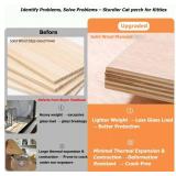 Window Cat Beds for Indoor Cats Perches Moon Shelves Mounted with Strong Suction Cups Cat Window Seat for Sleep and Watch Birds(Stripe)