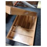 Bamboo Drawer Organizer, 2 Pack - Expandable Silverware Organizer & Utensil Drawer Organizer, Cutlery Tray with Dividers, 7-9 Slots- Premium Kitchen Organizer for Utensils & Flatware (Natural)