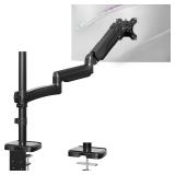 MOUNT PRO Single Long Monitor Arm, 13 to 32 inch Computer Monitor Desk Mount, Extra Long Adjustable Screen Stand, Tall Display Mount with Tilt, Swivel, Rotation, Hold up to 19.8lbs, VESA 75/100mm