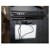 1-Pack LED Video Lighting Kit, Anautin 15W/1700Lux Photography Lighting with Tripod Stand, 2500-8500K Dimmable Streaming Light for Video Recording, Gaming, Podcast, Barber, Salon, TikTok, YouTube