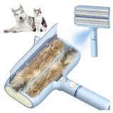 Pet Hair Removal Tool: New Upgraded Pet Hair Remover with Fur Bin-Reusable Lint Roller for Pet Hair-Cat and Dog Hair Remover for Couch, Furniture, Carpet, Clothes, Car Seat - Essential for Pet Owners