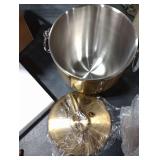 LRYYBTI Ice Buckets for Parties with Lid,Tongs and Strainer (3L/Gold) Double Wall Stainless Steel Ice Bucket Keeps Frozen Longer,Ideal Perfect for Parties, Cocktail bar, Chilling Wine, Champagne
