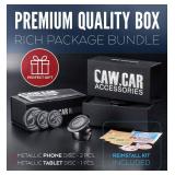 Universal Car Phone Mount Magnetic - All-Metal Car Mount for Smartphone & GPS - Cell Phone Holder for Car Dashboard. +100 to Safeness & Comfort