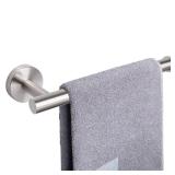 NearMoon Hand Towel Holder/Towel Ring, Thicken Stainless Steel Hand Towel Bar for Bathroom, Rustproof Wall Mounted Towel Rack, Contemporary Style Bath Accessories, 9 Inch (1 Pack, Brushed Nickel)