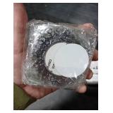 Soaoo 15 Pcs 2025 Metal Christmas Photo Frame Ornament Bulk Silver Snowflake Tree Picture Frame Ornament Double-Sided for Christmas Tree Hanging Xmas Home Indoor Outdoor Decorations Keepsake Gifts