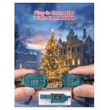 Brightown C7 LED Warm White Christmas Lights Outdoor, 100FT String with 100 Plastic Bulbs, Traditional Hanging Holiday Lights for Christmas Tree, Patio, Fence, Roofline Xmas Decorations