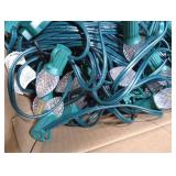 Brightown C7 LED Warm White Christmas Lights Outdoor, 100FT String with 100 Plastic Bulbs, Traditional Hanging Holiday Lights for Christmas Tree, Patio, Fence, Roofline Xmas Decorations