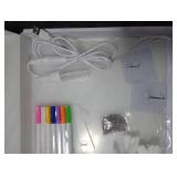 Ammonite Lumiboard LED Drawing Board, Transparent Acrylic Tablet with Remote, USB Powered Dimmable Art Kit, Multiple Color Options, for Creative Fun and Modern Home Decor, Gift for Young Artists