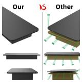 Magnetic Vent Covers (4-Pack) for Complete Sealing of Residential Standard Floor Vent Covers 5.5 X 12 for Floor Wall and Ceiling Vent Covers RV Residential HVAC and Air Conditioning Vents Black