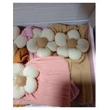 CELLOT 5 Pcs Baby Flower Headbands Baby Girls Nylon Headbands Soft Hairbands Hair Accessories for Newborn Infant Toddler Kids