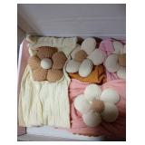 CELLOT 5 Pcs Baby Flower Headbands Baby Girls Nylon Headbands Soft Hairbands Hair Accessories for Newborn Infant Toddler Kids