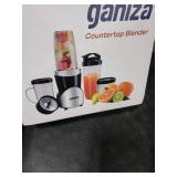Ganiza Smoothie Blender, 900W Blenders for Shakes and Smoothies, 15-Piece Personal Blender and Grinder Combo for Kitchen, Smoothies Maker with 4 BPA-Free Portable Cup, Nutritious Recipe
