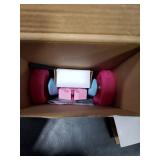 NQD Remote Control Car for Girls, Pink RC Cars Double-Sided 360° Spin with Flashing Wheel Lights 2 Batteries, 2.4 GHz Rechargeable RC Stunt Car Toy for 4 5 6 7 8 9 10 11 +Year Old Girl Birthday Gifts