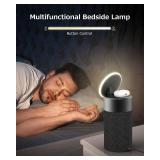 COLSUR Bluetooth Speaker, Magnetic Wireless Charger, Bluetooth Speakers with Night Light, 2 in 1 Wireless Charging Station for iPhone 17/16/15/14/13/12 Series, AirPods Pro 2/4/3/2 Gift Ideal (Black)