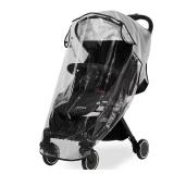 Clear Stroller Rain Cover, Universal Travel Weather Shield Breathable Baby Stroller Rain Cover for Windproof, Waterproof, Protect from Sun Dust Snow