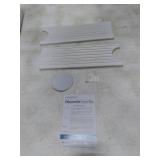 Eormoe Faucet Mat for Kitchen Sink Diatomite Drying Stone Mat & Sink Protector, Prevent Moisture Sink Splash Guard Water-Absorbing Stone Tray for Bathroom Counter [Light Grey,23.6 x 3.9]