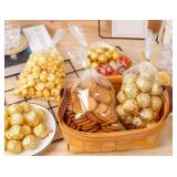 LOKIQNG Cellophane Bags Plastic Gift Bag Clear Cookie Treat Bags with Twist Ties for Party Favor Bag(BULK,6x10inch)