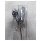 Yupjlia 2 Pack Toilet Handle Replacement Kit, Front Mount Toilet Flush Lever Replacement with Anti-Rust Metal Rod/Stainless Steel Flapper Chain, Tank Bowl Handle Trip Levers