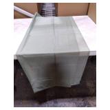 OVZME Light Green Sheer Curtains 63 inch Length 2 Panels Set for Bedroom Living Room, Elegant Light Filtering Sheer Drapes Window Treatments, Each is 42W x 63L Inches, Sage Green