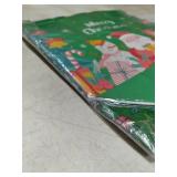 PARSUP BULK Christmas Gift Bags, Non-Woven Christmas Bags with Handles, Treat Tote for Gifts Wrapping Shopping, Xmas Party Supplies