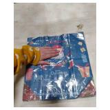 PARSUP BULK Christmas Gift Bags, Non-Woven Christmas Bags with Handles, Treat Tote for Gifts Wrapping Shopping, Xmas Party Supplies