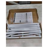 Wokceer Wedding Arch Backdrop Stand 6.6 FT White Metal Arch Chiara Backdrop Stand for Wedding Ceremony Birthday Party Photo Booth Outdoor Indoor Garden Balloon Arch Decoration