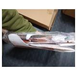 51 Pcs DIY Christmas Felt Gingerbread House Kit 30 x 36 Inches Hanging Decor with Detachable Felt Christmas Ornaments Gingerbread House Crafts Kits for Wall Door Classroom Home Activities