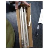 CorkLatta Brushed Nickel Shower Curtain Rod 31 to 68 Inch,1 Inch Diameter Adjustable Spring Tension Stainless Steel Telescoping Rod,Easy Install,No Rust