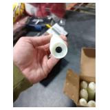 Lezonic Flameless Battery Operated Candlesticks Flickering, 12Pcs White LED Battery Christmas Window Candles, 6 Inch Short Taper Candles Hanging Halloween Floating by Touch, No Remote