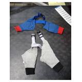 Oudain 2 Pairs Dog Elbow Protector Dog Recovery Sleeve with Elastic Band Soft Padded Adjustable Front Leg Braces for Small Medium Large Doggy, 2 Colors(Medium)