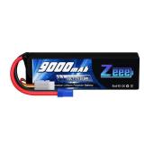 Zeee 3S Lipo Battery 9000mAh 11.1V 100C EC5 Connector Soft Case Battery with Metal Plates for RC Car Truck Tank Racing Hobby Models