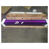 78 in. Recessed Freestanding Electric Fireplace in Black, Water Vapor Fireplace with Remote, Timer, Touch 9-Colors Flame - Retail: $2,628