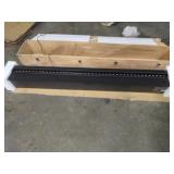 78 in. Recessed Freestanding Electric Fireplace in Black, Water Vapor Fireplace with Remote, Timer, Touch 9-Colors Flame - Retail: $2,628