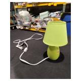 Simple Designs Mini Egg Oval Ceramic Table Lamp -