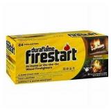 Duraflame Firestart Compact Water Resistant Fire Starters (24 Count) - Retail: $40