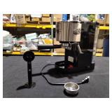 2 Cups Stainless Steel Coffee Maker with Milk Frother Steam Wand, 45 oz. Removable Water Tank for Cappuccino - Retail: $85