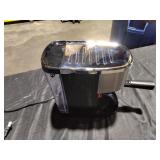 2 Cups Stainless Steel Coffee Maker with Milk Frother Steam Wand, 45 oz. Removable Water Tank for Cappuccino - Retail: $85