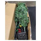 Artificial Christmas Tree with Multi-Color Lights - Retail: $0