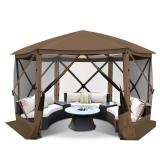 Pop Up Gazebo Screen Tent Screen House for Camping - Retail: $284