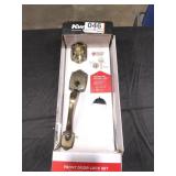 Kwikset Belleview Single Cylinder Handleset w/Tylo Knob featuring SmartKeyÂ® in Antique Brass - Retail: $89