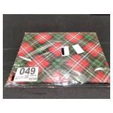 Whaline 100 Sheets Christmas Tissue Paper Buffalo Plaid Wrapping Paper Red Green White Gift Wrapping Tissue Rustic Art Papers Crafts for Xmas Small Business Gift New Year DIY Decor - Retail: $0