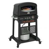 Blackstone Outdoor Propane Pizza Oven with 16  Rotating Cordierite Stone and Mobile Stand - Retail: $447