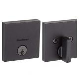 258 SQT 514 SMT CP K4 Downtown 1-Cyl Deadbolt - Matte Black MSRP $44.47 - Retail: $44