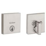 Kwikset Signature Series 258 Satin Nickel Low Profile Deadbolt with SmartKey Pack MSRP $39.47 - Retail: $39