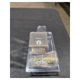 Kwikset Signature Series 258 Satin Nickel Low Profile Deadbolt with SmartKey Pack MSRP $39.47 - Retail: $39